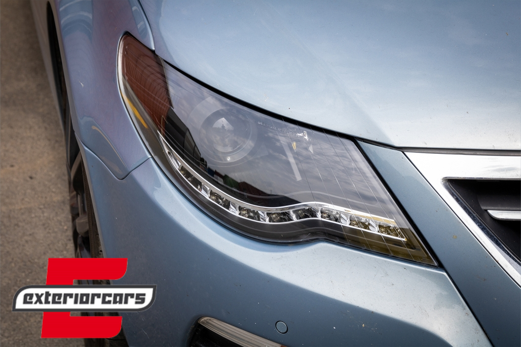 Prednja svjetla LED DayLight (crna) / VW Passat CC (2008-2012) - Slika 15