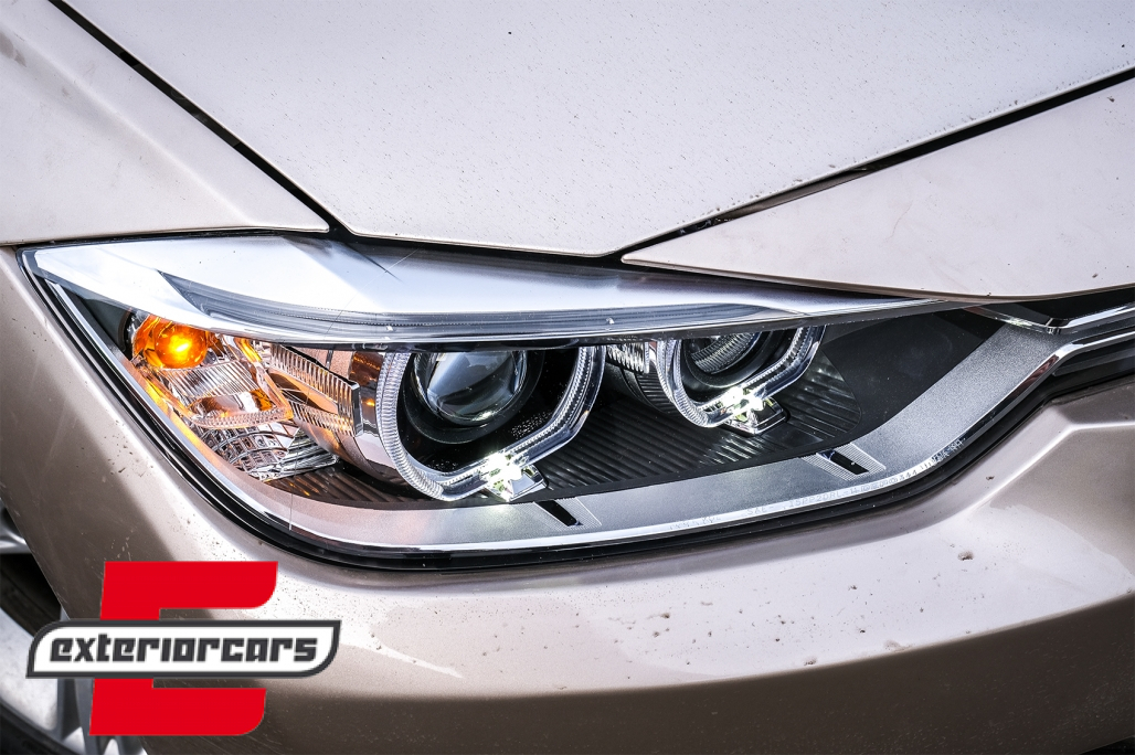 Prednja svjetla LED Angel Eyes Xenon look (crna) / BMW serije 3 F30 F31 limuzina karavan (10.2011-05.2015) - Slika 18