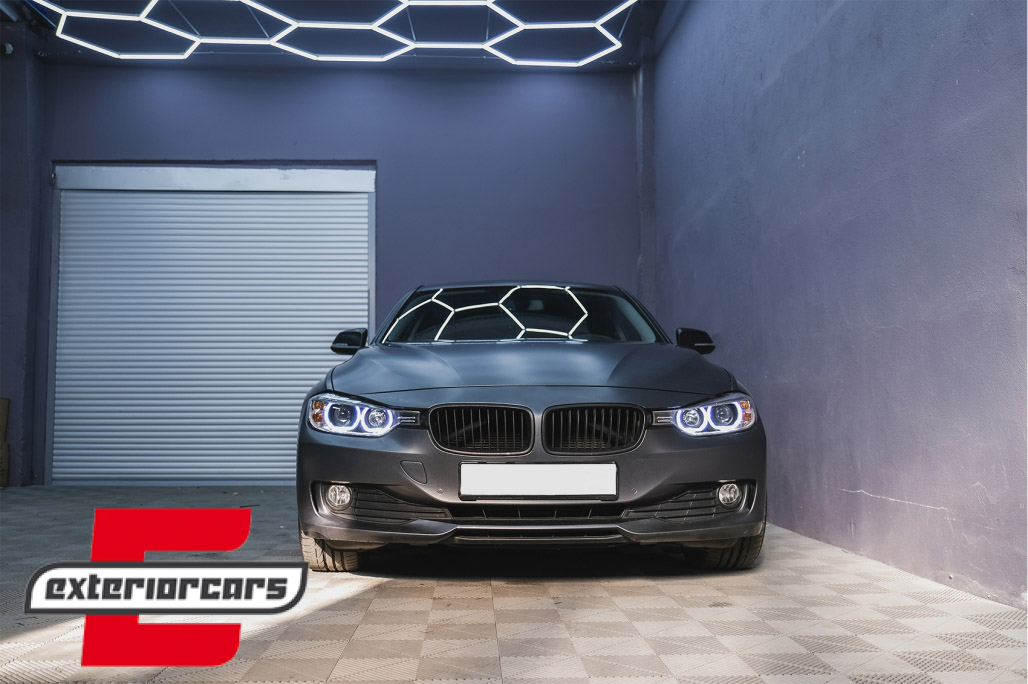 Prednja svjetla LED Angel Eyes Xenon look (crna) / BMW serije 3 F30 F31 limuzina karavan (10.2011-05.2015) - Slika 28