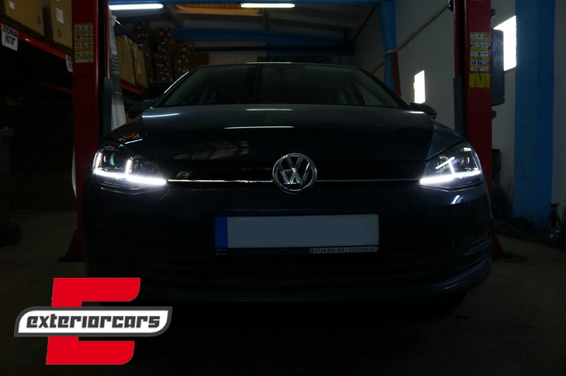 Full LED prednja svjetla SEQ žmigavci Facelift G7.5 R line look / VW Golf 7 VII (2012-2017) - Slika 15