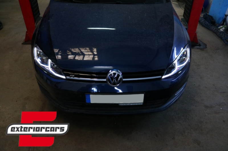 Full LED prednja svjetla SEQ žmigavci Facelift G7.5 R line look / VW Golf 7 VII (2012-2017) - Slika 16