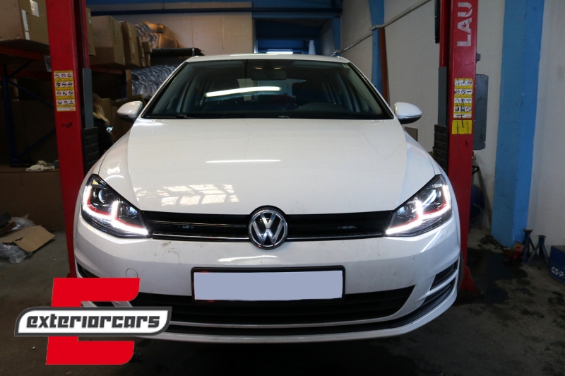 Full LED prednja svjetla SEQ žmigavci Facelift G7.5 GTI look / VW Golf 7 VII (2012-2017) - Slika 16