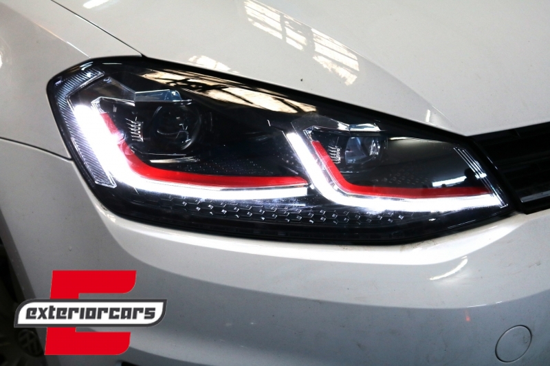 Full LED prednja svjetla SEQ žmigavci Facelift G7.5 GTI look / VW Golf 7 VII (2012-2017) - Slika 15