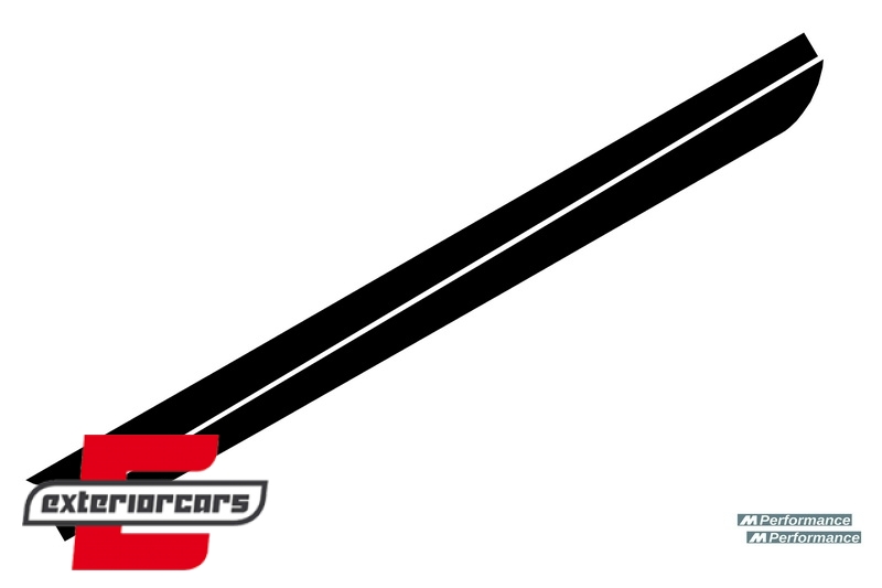 Naljepnice M-Performance dizajn (mat crna) / BMW serije 5 F10 F11 (2011-2017) - Slika 2