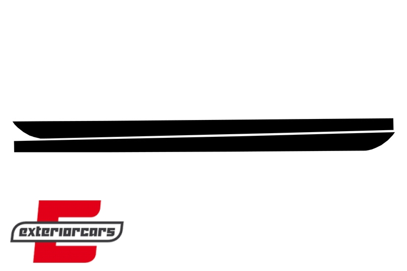 Naljepnice M-Performance dizajn (mat crna) / BMW serije 5 F10 F11 (2011-2017) - Slika 3