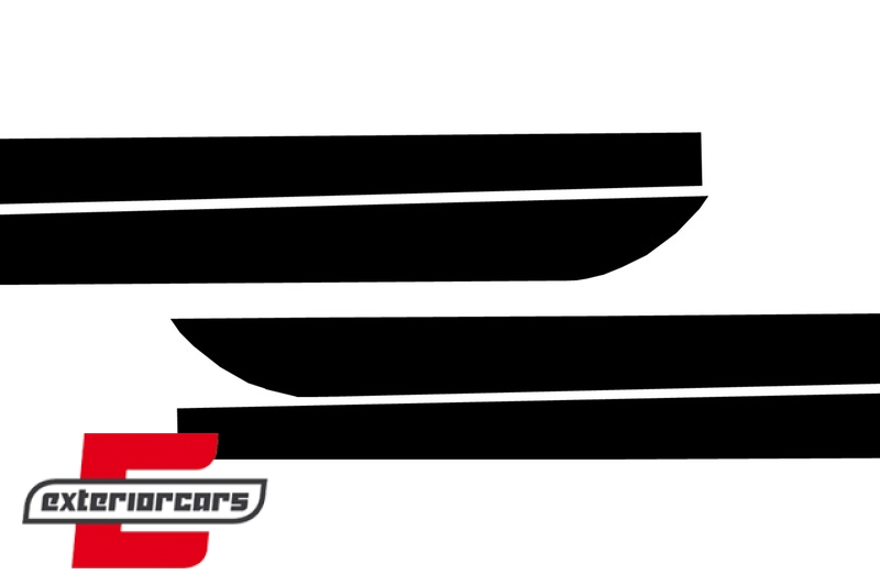 Naljepnice M-Performance dizajn (mat crna) / BMW serije 5 F10 F11 (2011-2017) - Slika 4