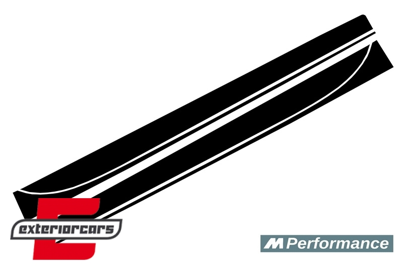 Naljepnice M-Performance dizajn (mat crna) / BMW serije 3 F30 F31 (2011-2019) - Slika 2