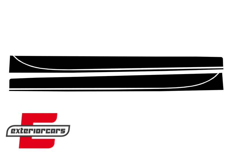 Naljepnice M-Performance dizajn (mat crna) / BMW serije 3 F30 F31 (2011-2019) - Slika 3