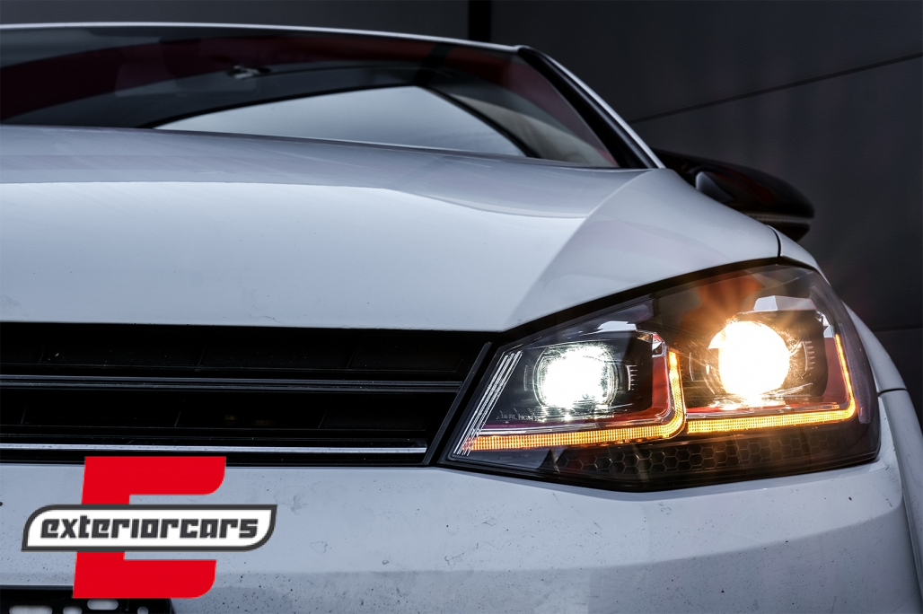 Full LED prednja svjetla SEQ žmigavci Facelift G7.5 GTI look / VW Golf 7 VII (2012-2017) - Slika 22