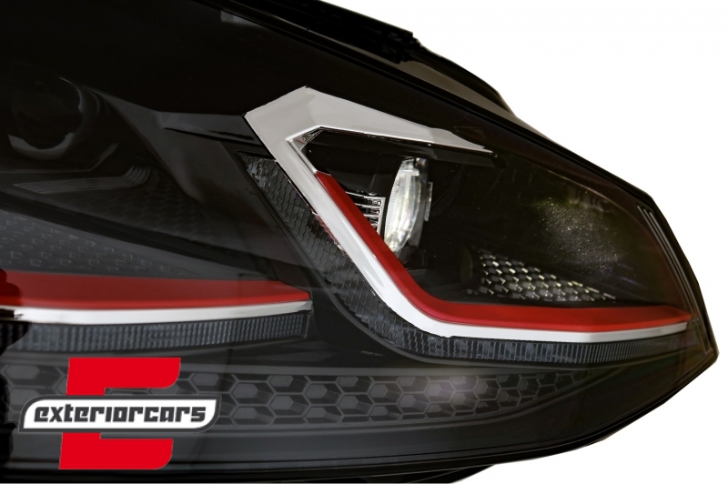 Full LED prednja svjetla SEQ žmigavci Facelift G7.5 GTI look / VW Golf 7 VII (2012-2017) - Slika 10