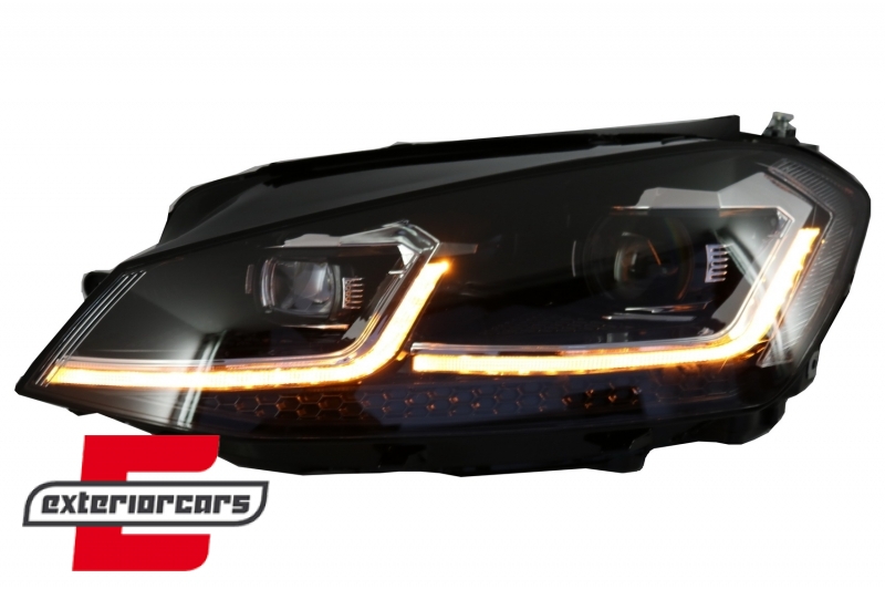 Full LED prednja svjetla SEQ žmigavci Facelift G7.5 R line look / VW Golf 7 VII (2012-2017) - Slika 11