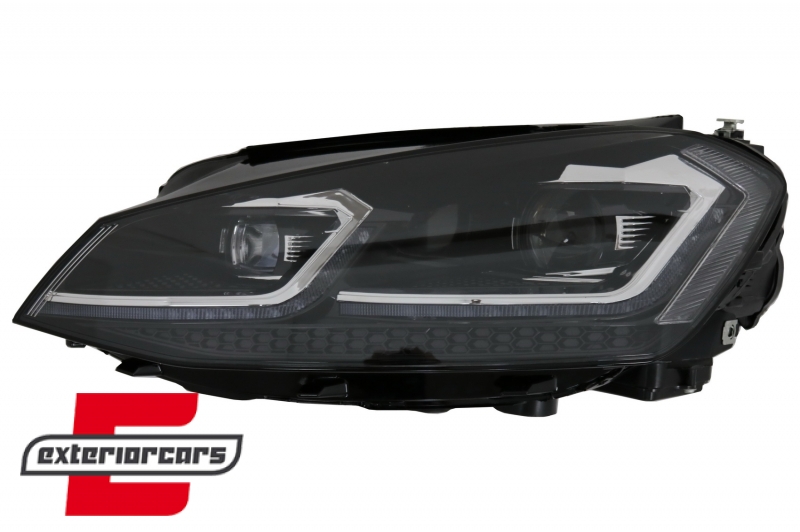 Full LED prednja svjetla SEQ žmigavci Facelift G7.5 R line look / VW Golf 7 VII (2012-2017) - Slika 7