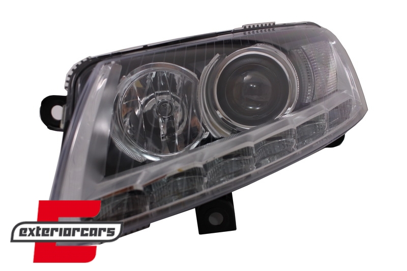 Prednja svjetla LED TrueDRL Xenon (chrome) / Audi A6 4F C6 (04.2004-2008) - Slika 4