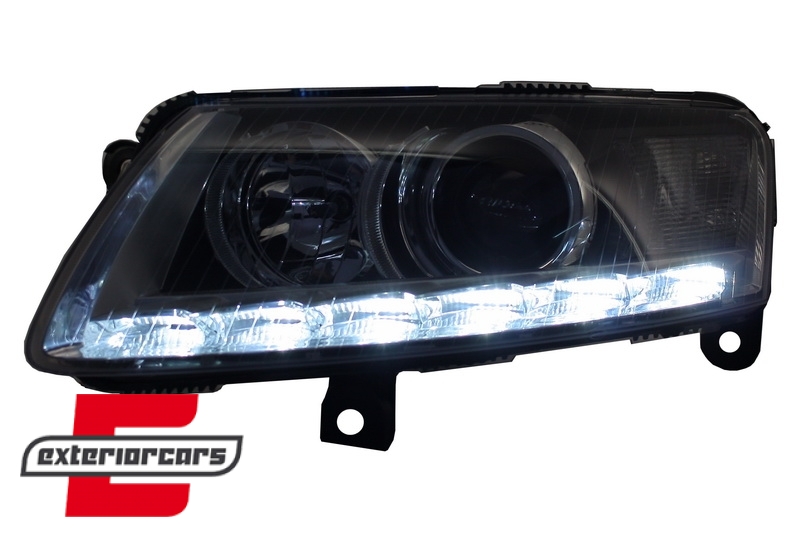 Prednja svjetla LED TrueDRL Xenon (chrome) / Audi A6 4F C6 (04.2004-2008) - Slika 6