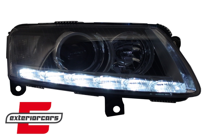 Prednja svjetla LED TrueDRL Xenon (chrome) / Audi A6 4F C6 (04.2004-2008) - Slika 7
