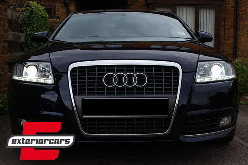 Prednja svjetla LED TrueDRL Xenon (chrome) / Audi A6 4F C6 (04.2004-2008) - Slika 9