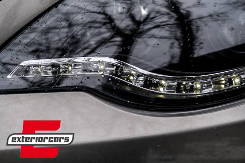 Prednja svjetla LED DayLight (crna) / VW Passat CC (2008-2012) - Slika 10