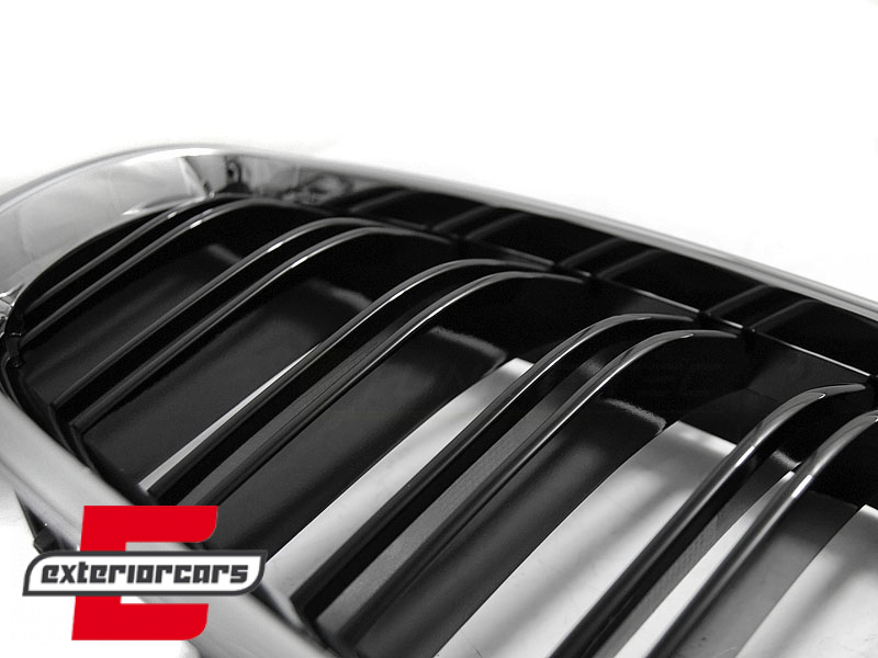 Prednja maska M5 look (chrome/piano crna) / BMW serije 5 F10 F11 (2010-2017) - Slika 3