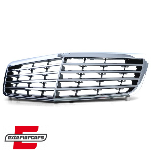 Prednja maska AMG dizajn (piano crna/chrome) / Mercedes E-klasa W211 limuzina S211 karavan (2006-2009) - Slika 4