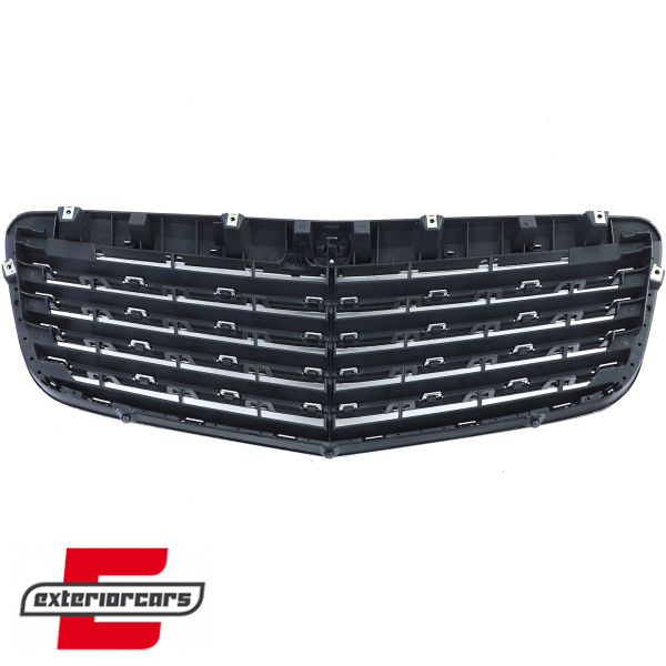 Prednja maska AMG dizajn (piano crna/chrome) / Mercedes E-klasa W211 limuzina S211 karavan (2006-2009) - Slika 9