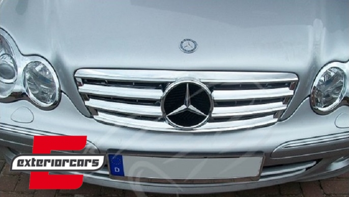 Prednja maska AMG CL look (chrome) / Mercedes C-klasa W203 S203 (2000-2006) - Slika 3