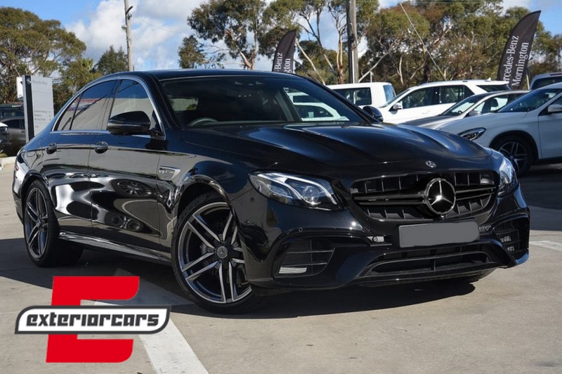 Prednja maska E63 AMG dizajn (crna) / Mercedes E-klasa W213 S213 C238 A238 (2016-2019) - Slika 5