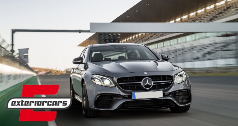 Prednja maska E63 AMG dizajn (srebrna) / Mercedes E-klasa W213 S213 C238 A238 (2016-2019) - Slika 5