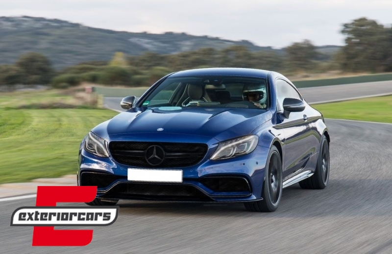 Prednja maska C63 AMG dizajn 360° (piano crna) / Mercedes C-klasa W205 S205 C205 A205 (2014-2018) - Slika 4