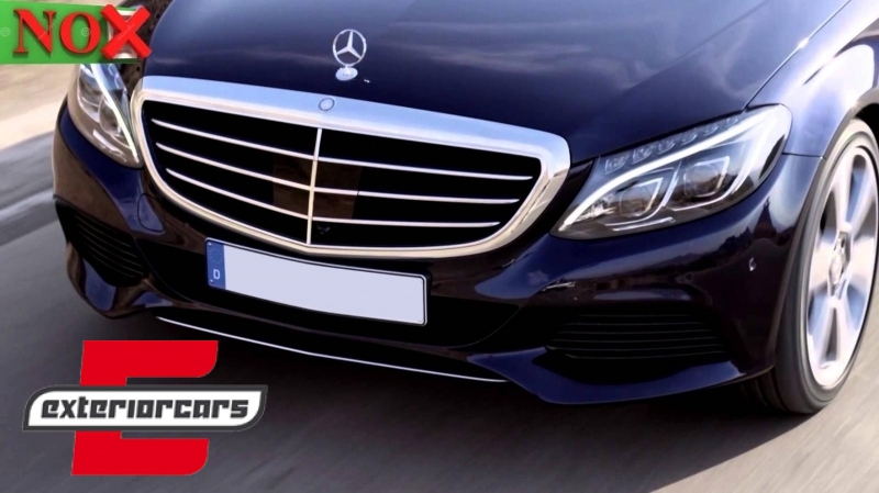 Prednja maska C63 AMG dizajn 360° (piano crna) / Mercedes C-klasa W205 S205 C205 A205 (2014-2018) - Slika 5