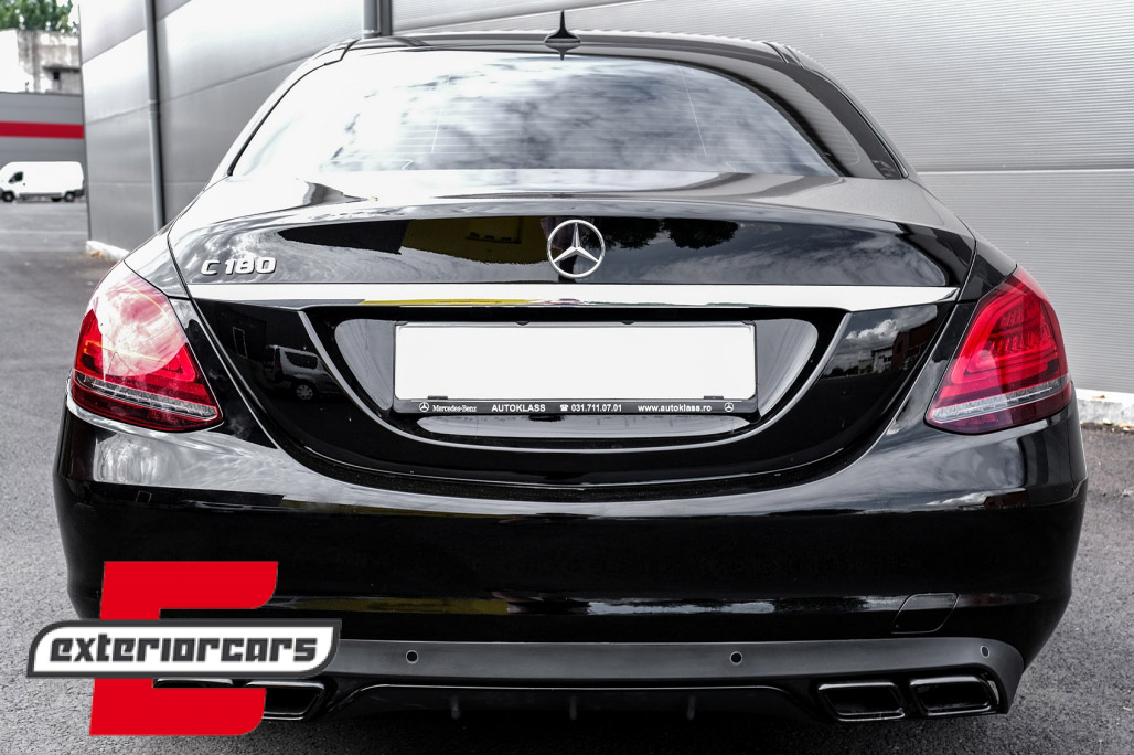 Difuzor zraka & nastavci auspuha C63 AMG dizajn / Mercedes C-klasa W205 S205 Standard (2014-2018) - Slika 28