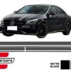 Naljepnice 45AMG dizajn Edition 1 (tamno siva) / MERCEDES CLA W117 C117 X117 (2013-2019) A klasa W176 (2012-2018)
