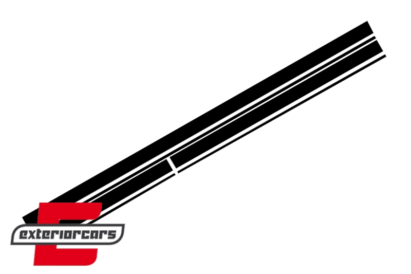 Naljepnice C63 AMG Edition 1 dizajn (mat crna) / MERCEDES C-klasa C205 Coupe A205 Cabrio (2014-2020) - Slika 2