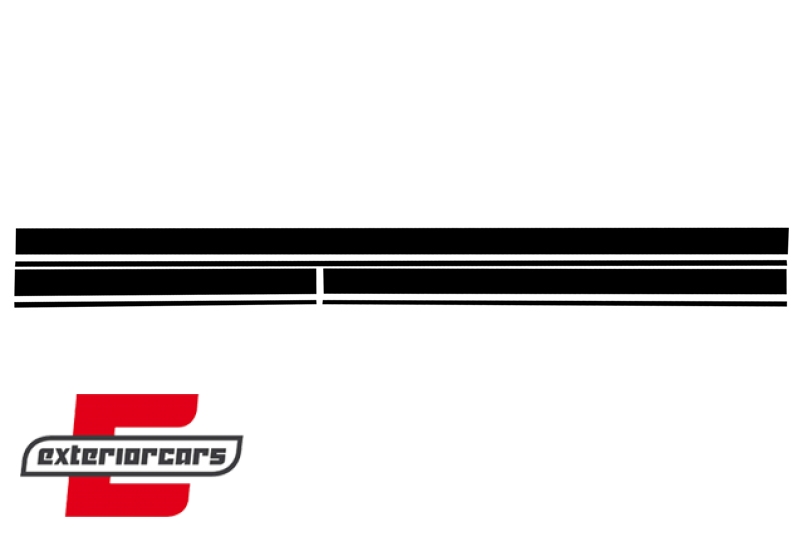 Naljepnice C63 AMG Edition 1 dizajn (mat crna) / MERCEDES C-klasa C205 Coupe A205 Cabrio (2014-2020) - Slika 3
