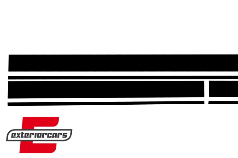 Naljepnice C63 AMG Edition 1 dizajn (mat crna) / MERCEDES C-klasa C205 Coupe A205 Cabrio (2014-2020) - Slika 4