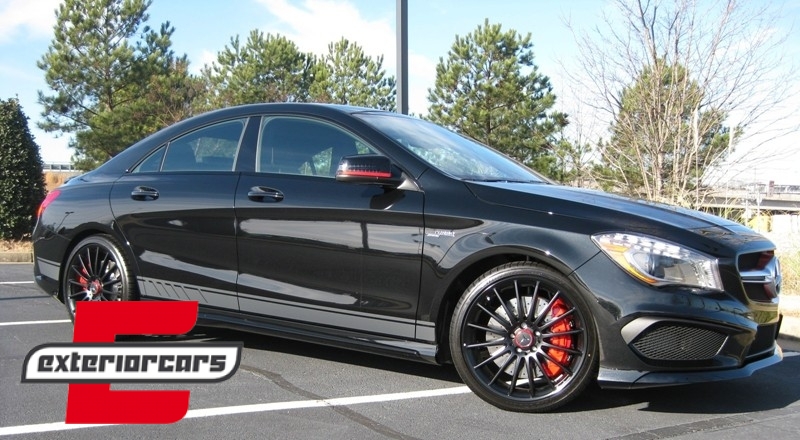 Naljepnice 45AMG Edition 1 dizajn (tamno siva) / Mercedes CLA W117 C117 X117 (2013-2019) W176 (2012-2018) - Slika 10