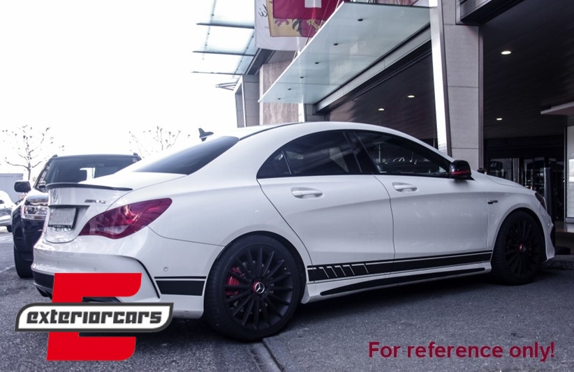 Naljepnice 45AMG dizajn Edition 1 (mat crna) / Mercedes CLA W117 C117 X117 (2013-2016) A klasa W176 (2012-2018) - Slika 6