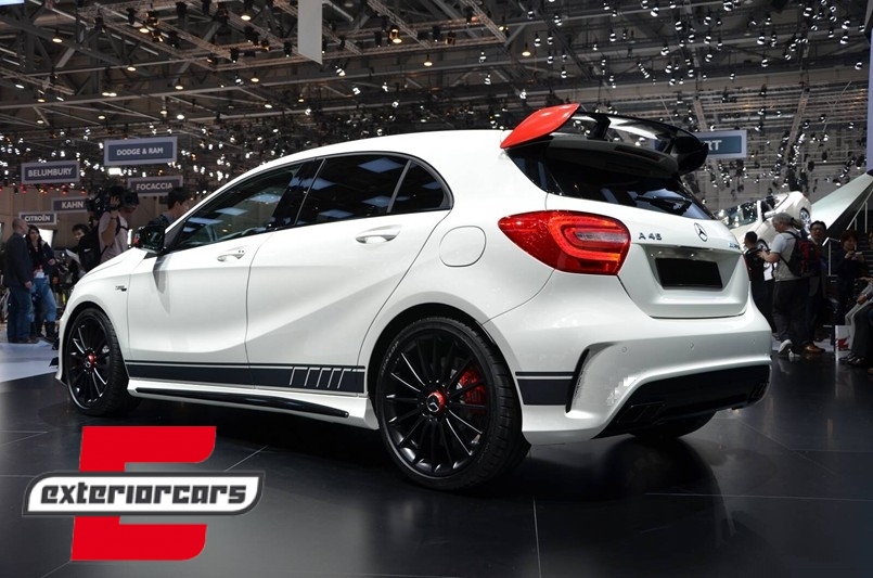 Naljepnice 45AMG dizajn Edition 1 (mat crna) / Mercedes CLA W117 C117 X117 (2013-2016) A klasa W176 (2012-2018) - Slika 8