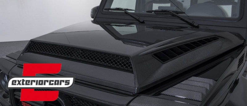Poklopac motora - dodatak G55 G63 AMG B-dizajn (pravi carbon) / Mercedes G-klasa W463 (1989-2017) - Slika 13