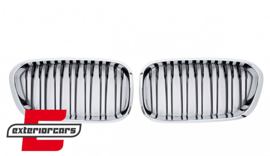 Prednja maska M1 look (crna/chrome) / BMW serije 1 F20 F21 LCI (2015-2018) - Slika 2