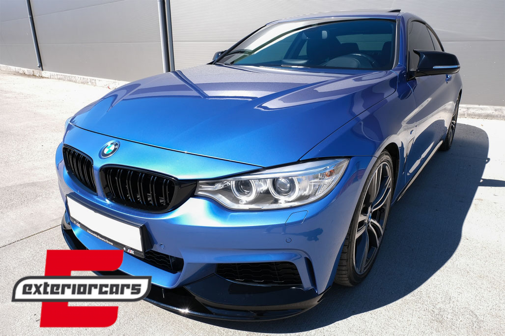 Prednja maska M4 look (piano crna) / BMW serije 4 F32 F33 F36 F82 M4 F80 M3 (2013-03.2019) - Slika 7