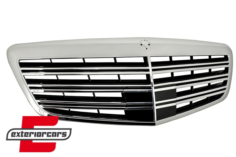 Prednja maska S63 AMG dizajn (chrome) / Mercedes S-klasa W221 Facelift (2010-2013) - Slika 3