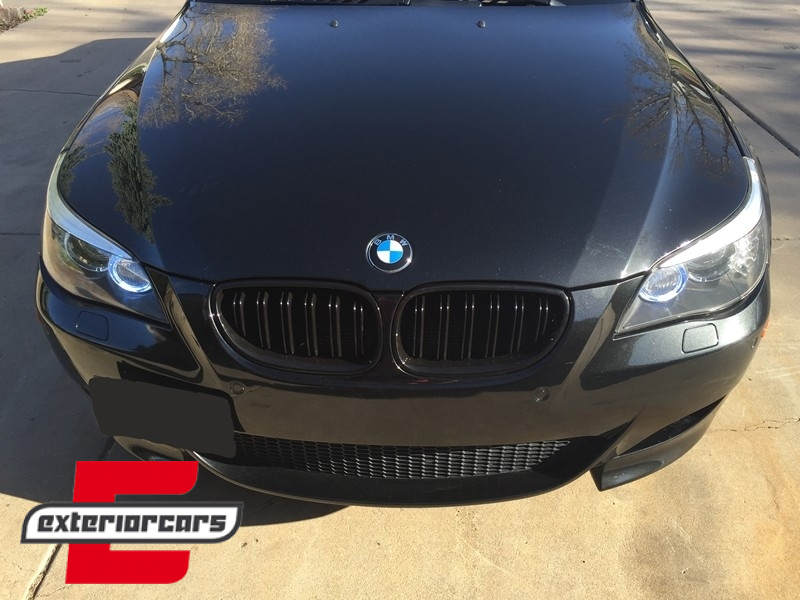 Prednja maska M5 look (piano crna) / BMW serije 5 E60 E61 (2003-2010) - Slika 5