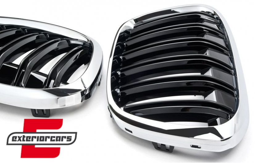 Prednja maska XM look (chrome/crna) / BMW X1 SUV F48 (06.2015-2019) - Slika 2