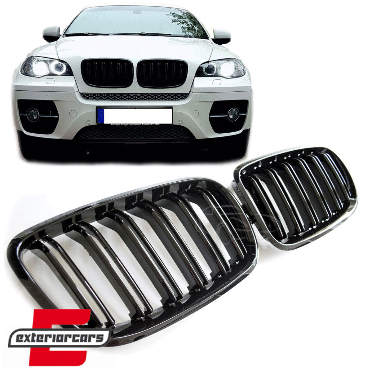 Prednja maska XM look (piano crna) / BMW X5 E70 X6 E71 (2007-2014)