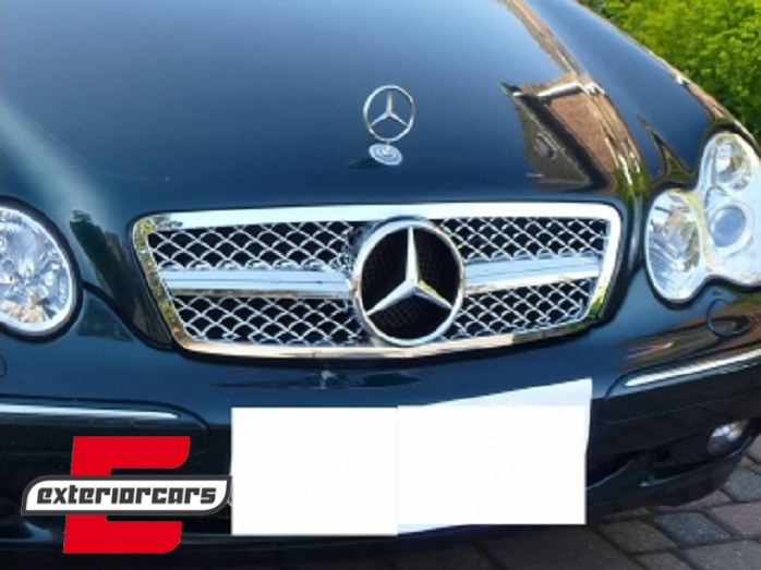 Prednja maska AMG look (chrome) / Mercedes C-klasa W203 S203 (2000-2006) - Slika 2