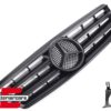 Prednja maska AMG CL look (mat crna) / Mercedes C-klasa W203 S203 (2000-2006)
