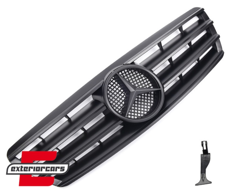 Prednja maska AMG CL look (mat crna) / Mercedes C-klasa W203 S203 (2000-2006)