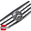 Prednja maska AMG dizajn (chrome/piano crna) / Mercedes E-klasa W210 limuzina S210 karavan (1999-2002)