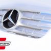 Prednja maska AMG dizajn (srebrna/chrome) / Mercedes E-klasa W210 limuzina S210 karavan (1999-2002) - Slika 2