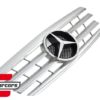 Prednja maska AMG dizajn (srebrna/chrome) / Mercedes E-klasa W210 limuzina S210 karavan (1999-2002)